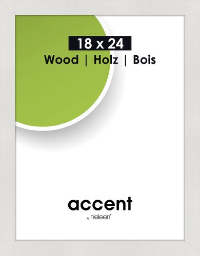 Accent puu 18x24 cm, valkoinen