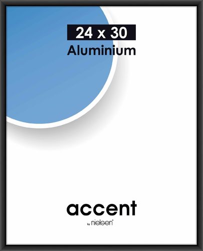 Accent 24x30 cm, musta alumiini