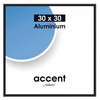 Accent 30x30 cm, musta alumiini