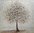Hopeinen puu 100x100 cm