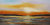 Auringonlasku meren yllä 120 x 60 cm