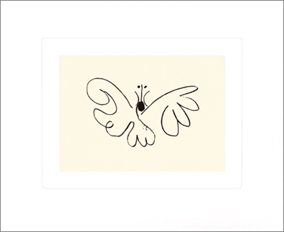 Picasso - Le Papillon (60x50 cm)